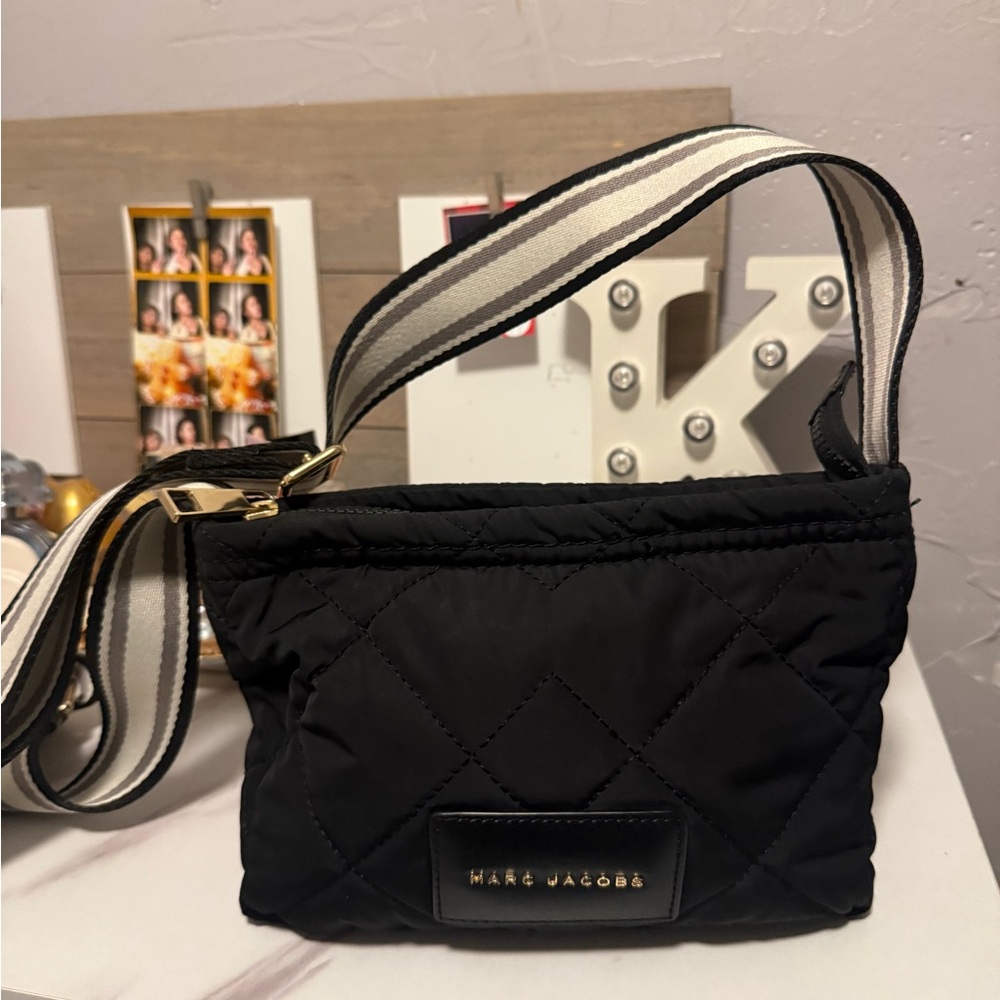 Marc Jacobs Black Quilted Crossbody Bag